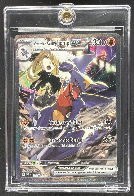 2025 Pokemon Destined Rivals Cynthia's Garchomp ex #232/182