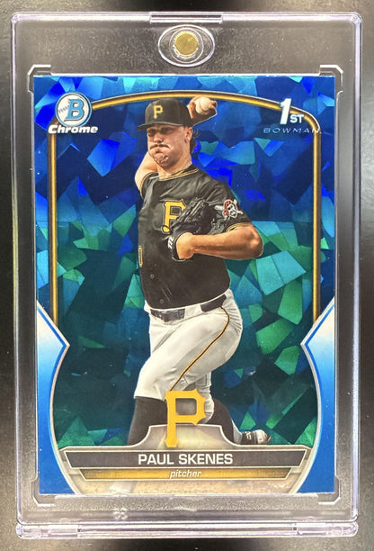 2023 Bowman Draft Sapphire Paul Skenes #BDC-14 Chrome 1st Prospect