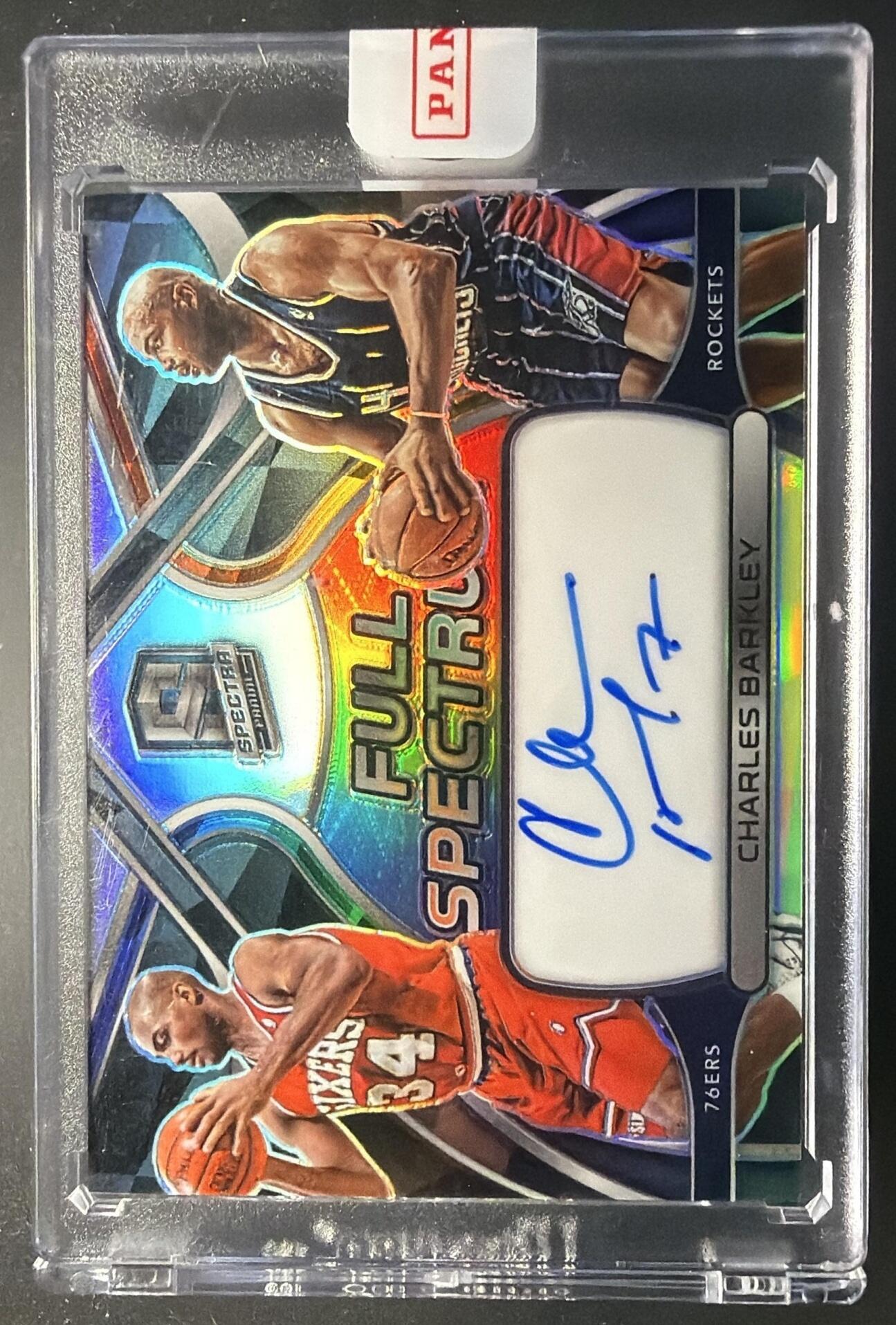 2021 Panini Spectra Charles Barkley #FSS-CBK Full Spectrum Signatures /49 Auto