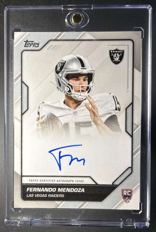 2026 Topps Fernando Mendoza #FFS-FM First Signatures RC Auto