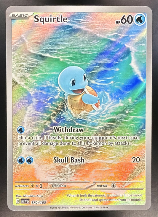 2023 Pokemon 151 Squirtle 170/165 NM