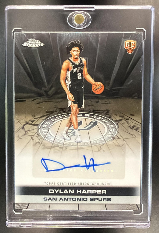 2025-26 Topps Chrome Dylan Harper #TAIR-DH Certified Auto Issue Rookies RC