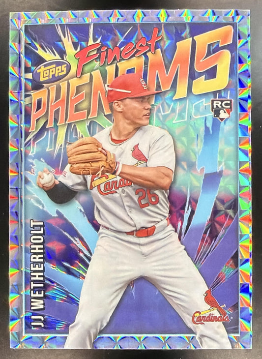 2026 Topps Finest JJ Wetherholt #FF-23 Phenoms Geometric Refractor RC