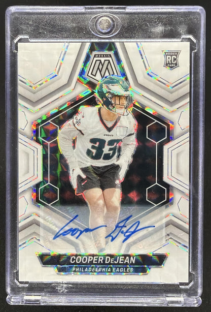 2024 Panini Mosaic Cooper DeJean #340 Rookie Auto RC