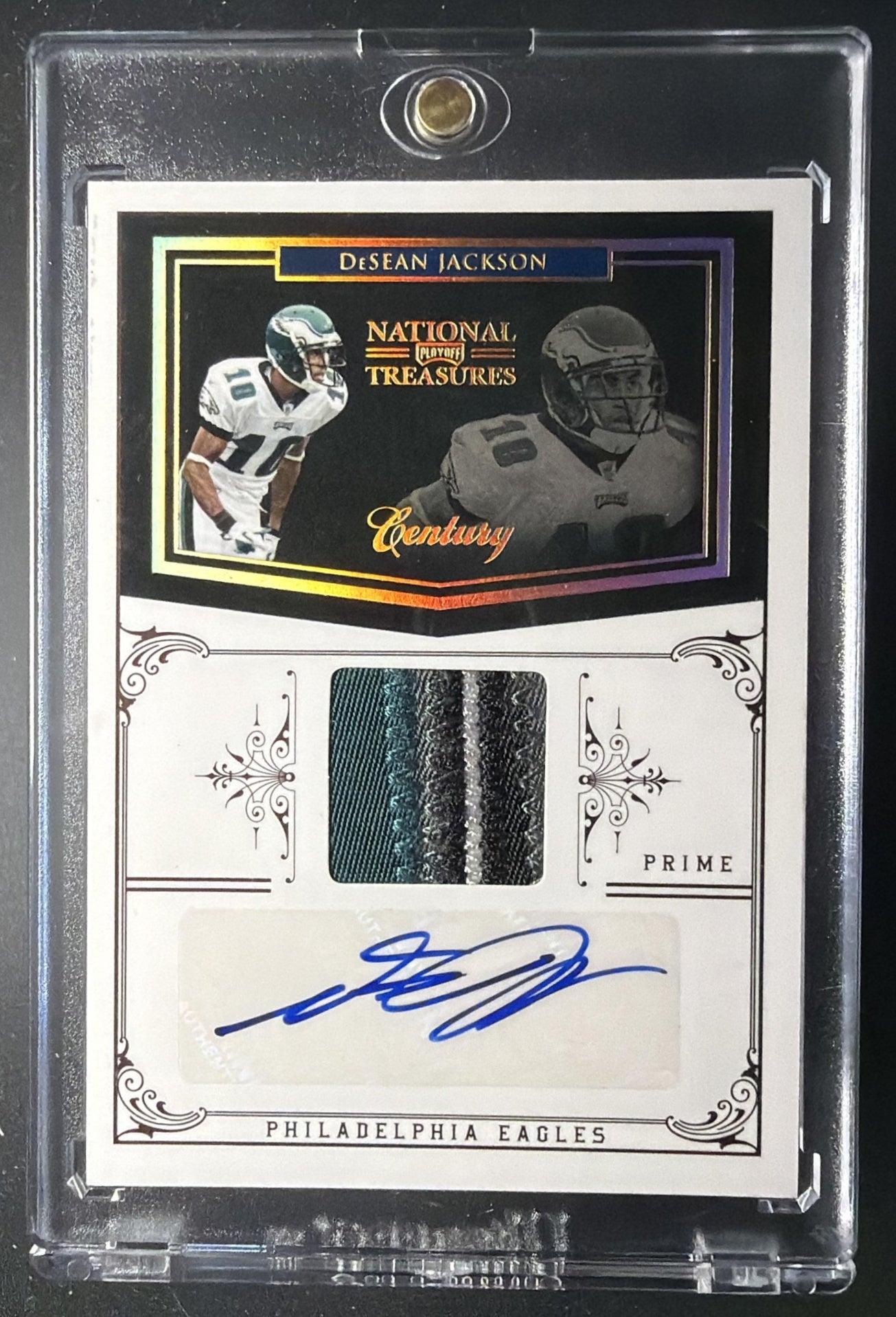2011 Panini National Treasures DeSean Jackson Patch Auto /10
