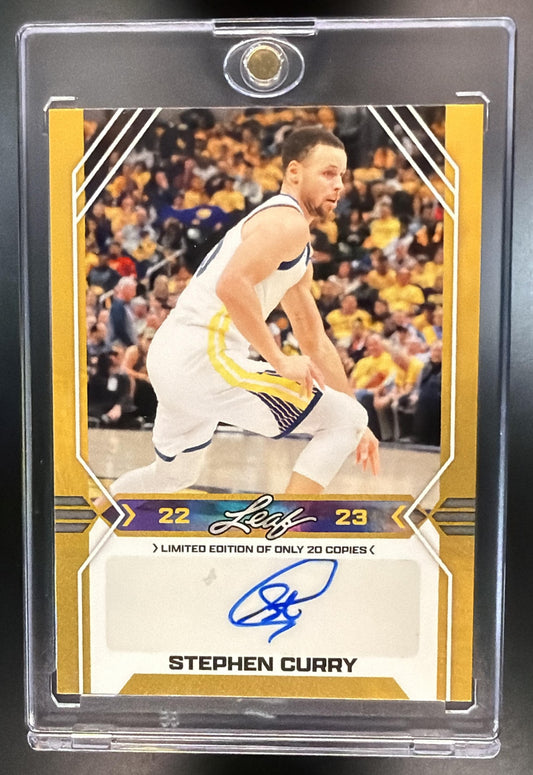 2022-23 Leaf Draft Stephen Curry #BA-SC1 Auto