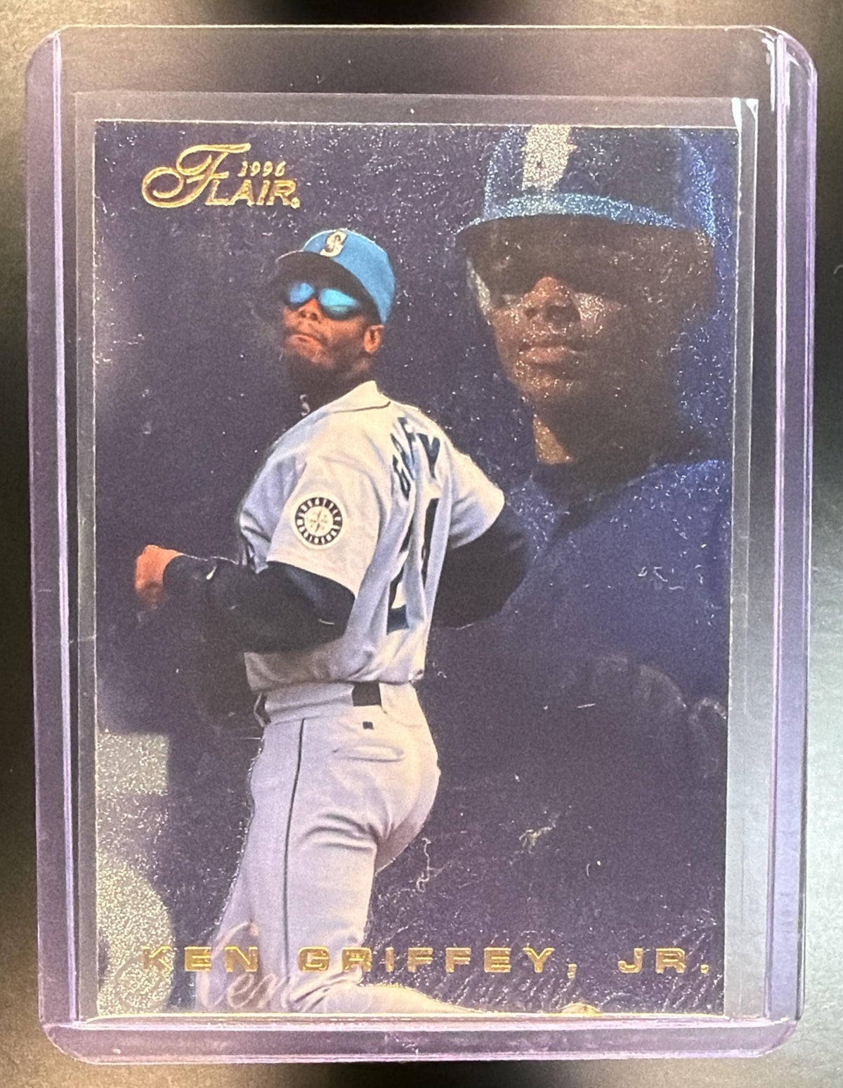 1996 Flair Ken Griffey Jr. #160 Gold Letter