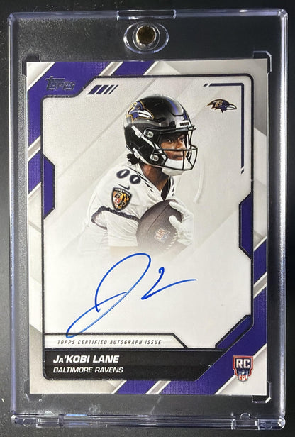 2026 Topps Ja'Kobi Lane #FFS-JAL First Signatures RC Auto