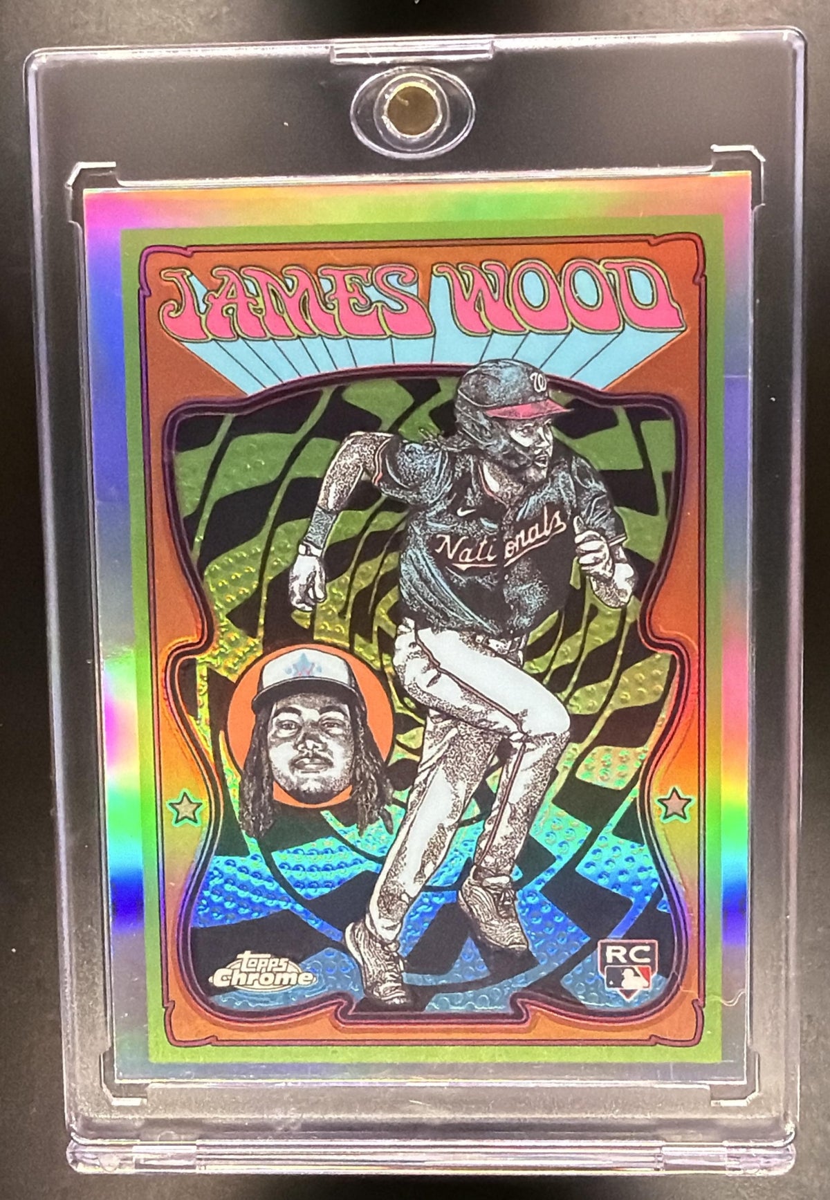 2025 Topps Chrome James Wood #UV-11 Ultraviolet All-Stars