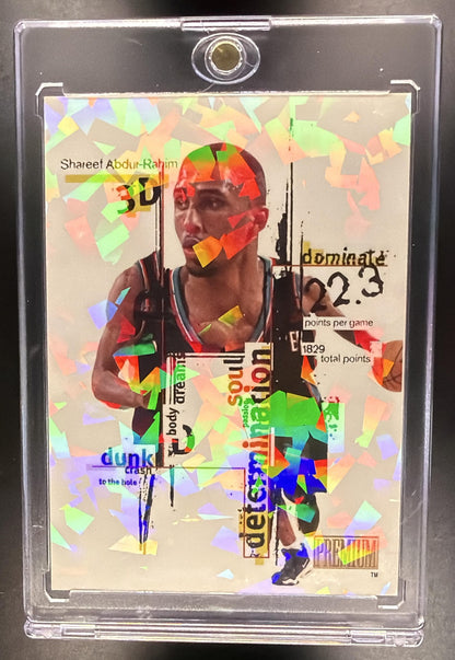 1998-99 Skybox x Premium Shareef Abdur-Rahim #7 DDD 3D