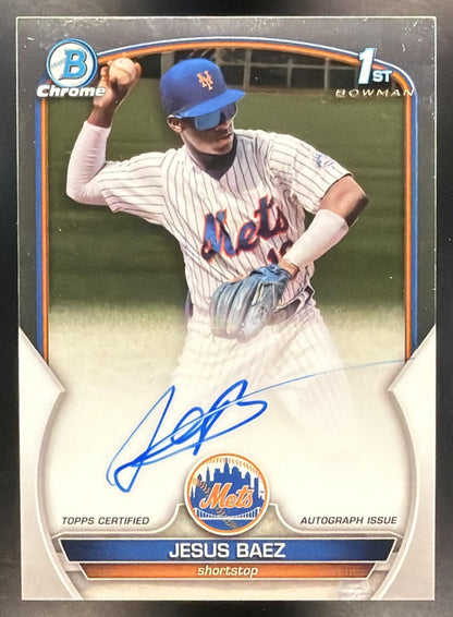 2023 Bowman Baseball Jesus Baez #CPA-JBZ 1st Auto