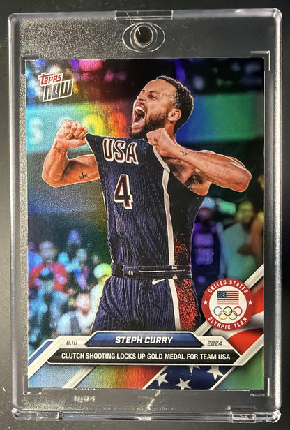 2024 Topps Now Olympic/Paralympic Games Steph Curry #27SP