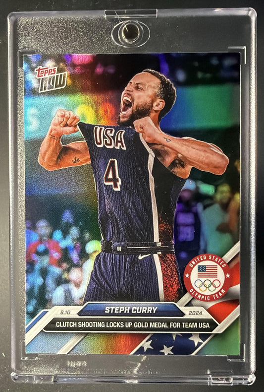2024 Topps Now Olympic/Paralympic Games Steph Curry #27SP