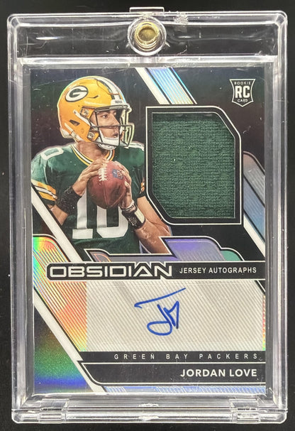 2020 Panini Obsidian Jordan Love #211 62/150 RC Auto