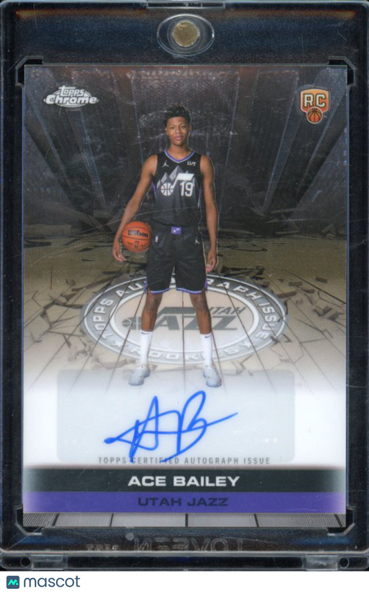 2025-26 Topps Chrome Ace Bailey Rookie Auto