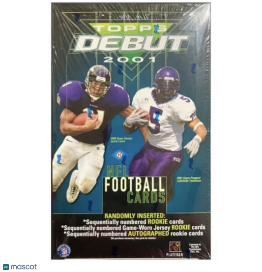 2001 Topps Debut Football Hobby Box