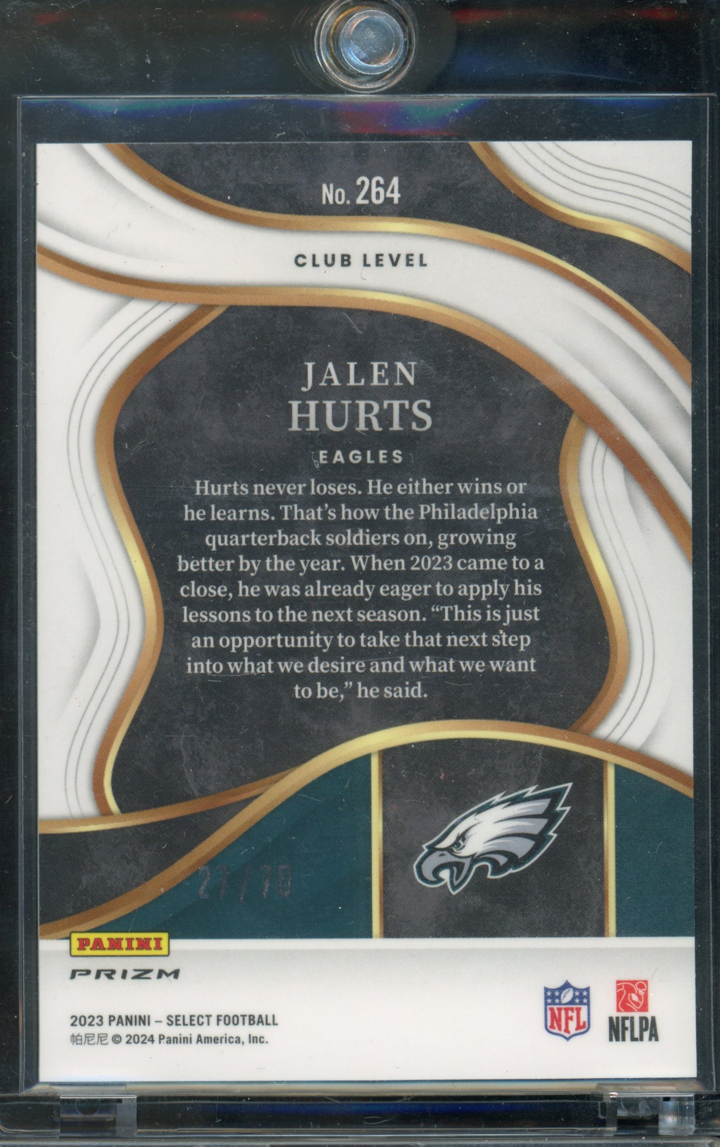 2023 Select Jalen Hurts Dragon Scale /70