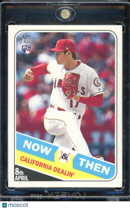 2018 Heritage Shohei Ohtani Now & Then Rookie