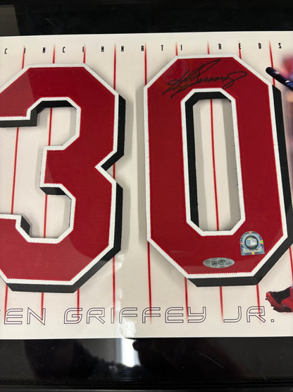 Ken Griffey Jr Signed Number Pieces UDA W/ Original COA