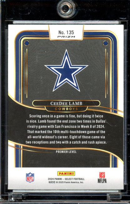 2024 Select Ceedee Lamb Zebra Shock SP