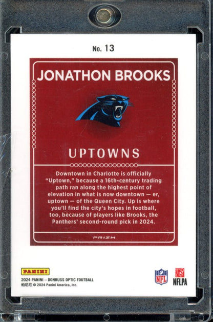 2024 Optic Jonathan Brooks Uptowns Rookie SP
