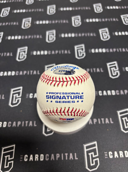 Johnny Bench Signed Professional Signature Baseball PSA "HOF 89"