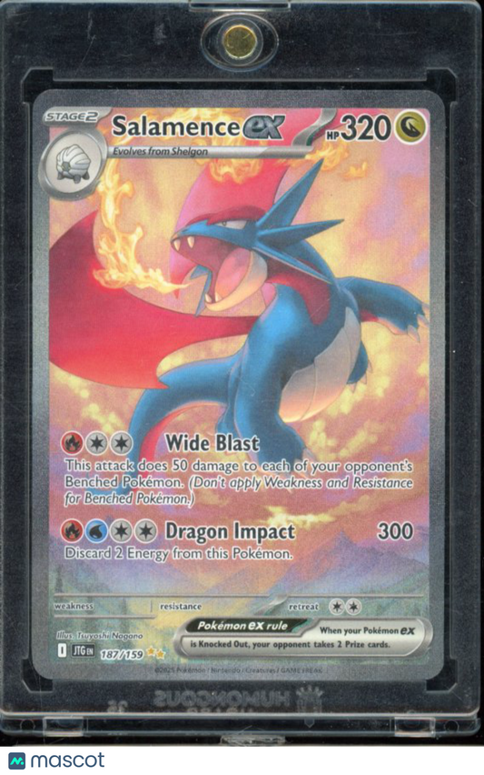 2025 Pokemon Salamence Full Art 187/159