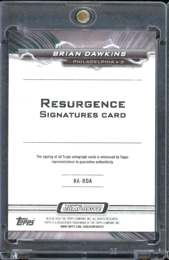 2024 Topps Resurgence Brian Dawkins Auto /25