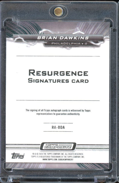 2024 Topps Resurgence Brian Dawkins Auto /25