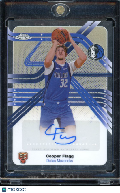 2025-26 Topps Chrome Cooper Flagg Next Stop Rookie Auto