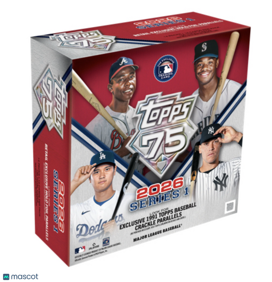 PRE ORDER 2026 Baseball Series 1 Mega Box