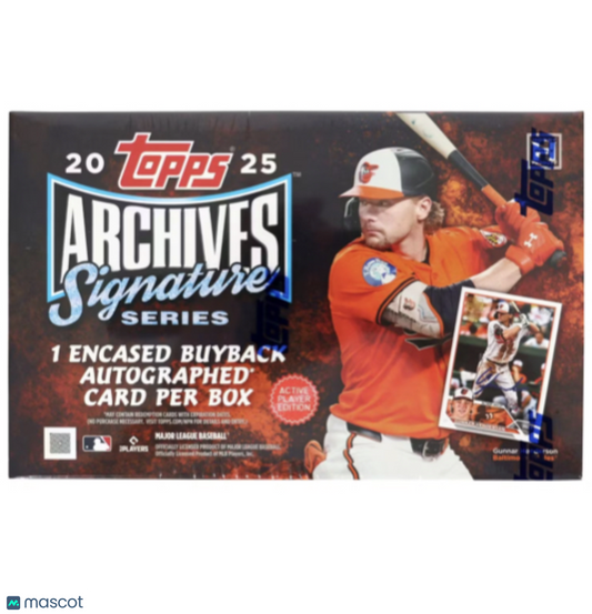 2025 Archives Signature Series APE Baseball Hobby Box