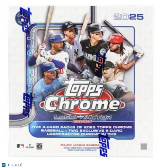 2025 Topps Chrome Baseball Logofractor Edition Box