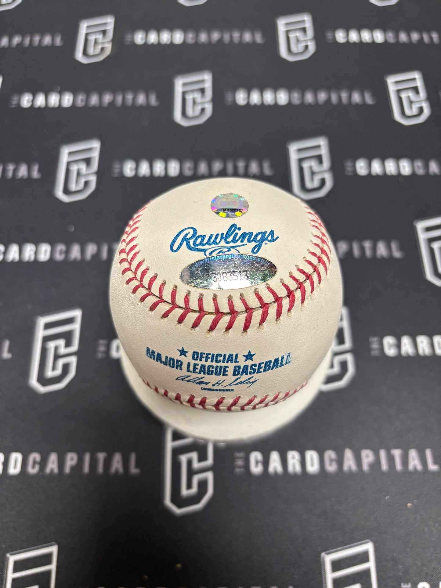 Eric Chavez Signed Major League Baseball TriStar