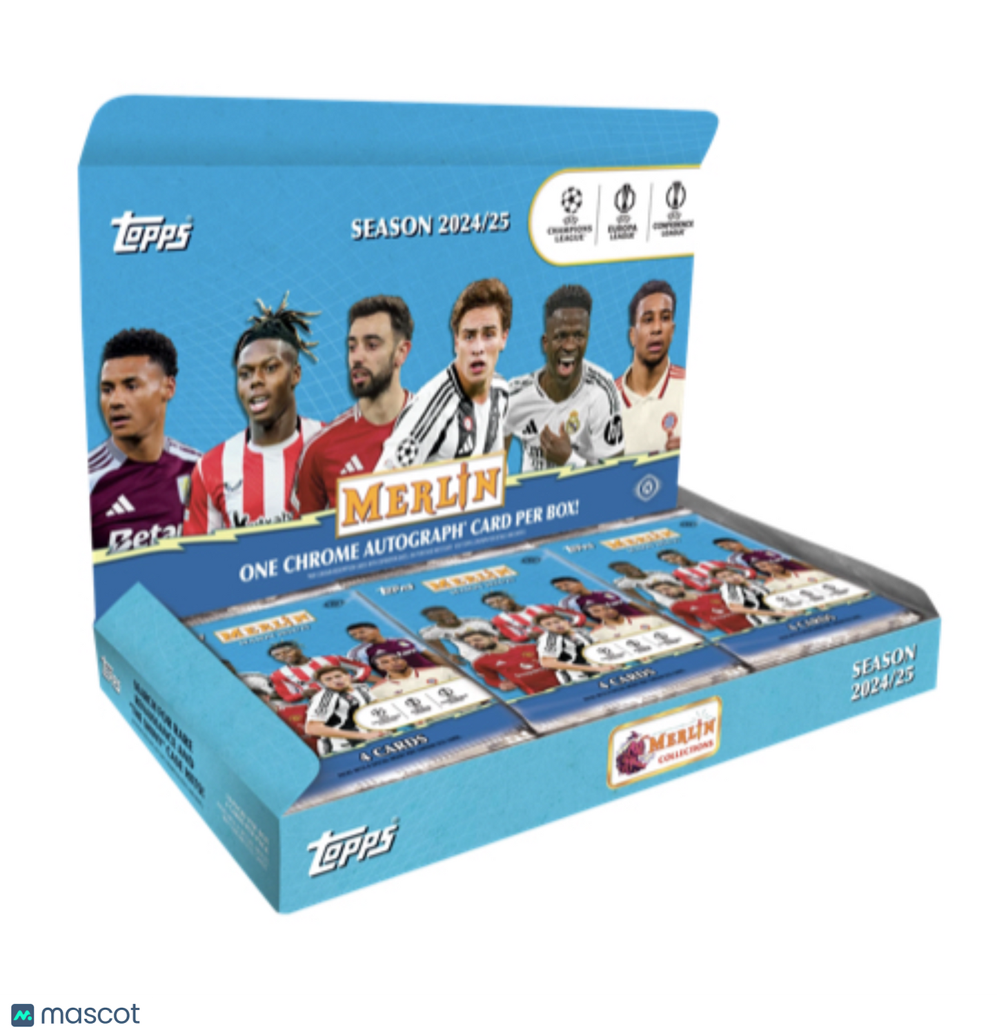 PRE ORDER 24-25 Topps UEFA Merlin Chrome Soccer Hobby Box