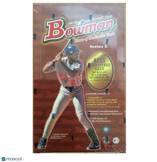 1997 Bowman Series 2 Baseball Hobby Box