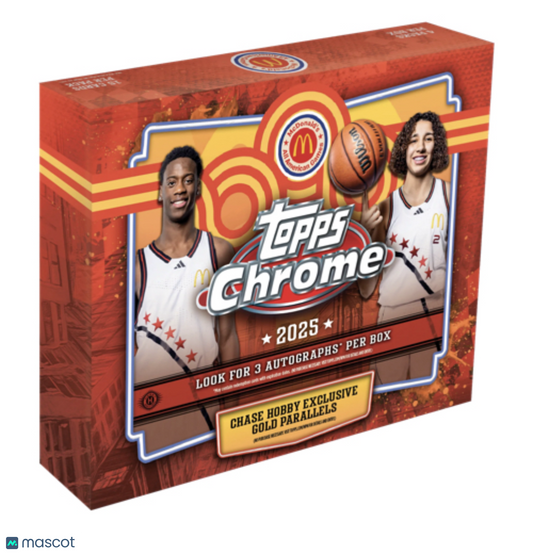 PRE ORDER 2025 Topps Chrome McDonald’s Basketball Hobby Box