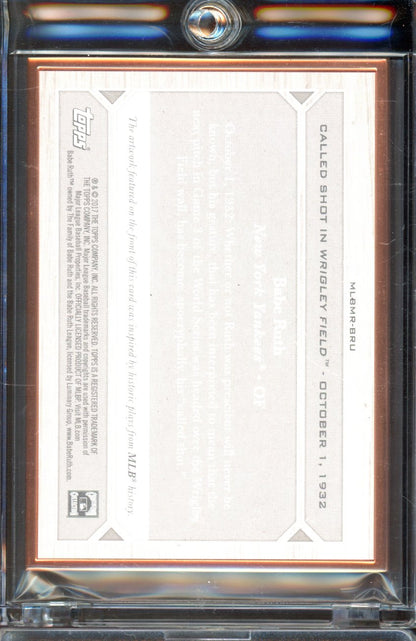 2017 Transcendent Babe Ruth Moments Called Shot /87