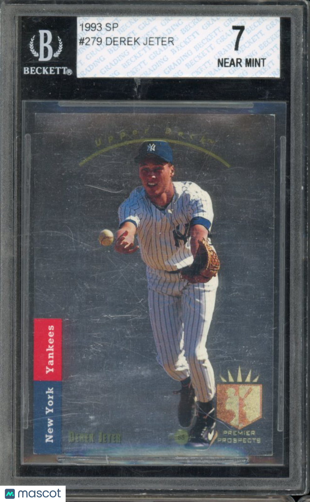 1993 Sp Derek Jeter Rookie BGS 7