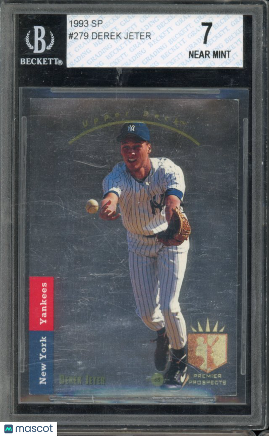 1993 Sp Derek Jeter Rookie BGS 7
