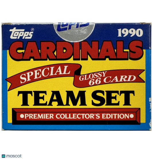 1990 Topps Baseball Glossy St. Louis Cardinals Team Set Box