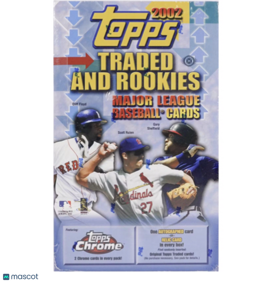 2002 Topps Traded & Rookies Baseball Hobby Box