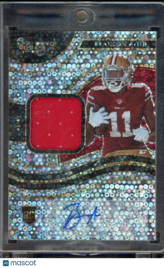 2020 Select Brandon Aiyuk Disco Rookie Patch Auto /25
