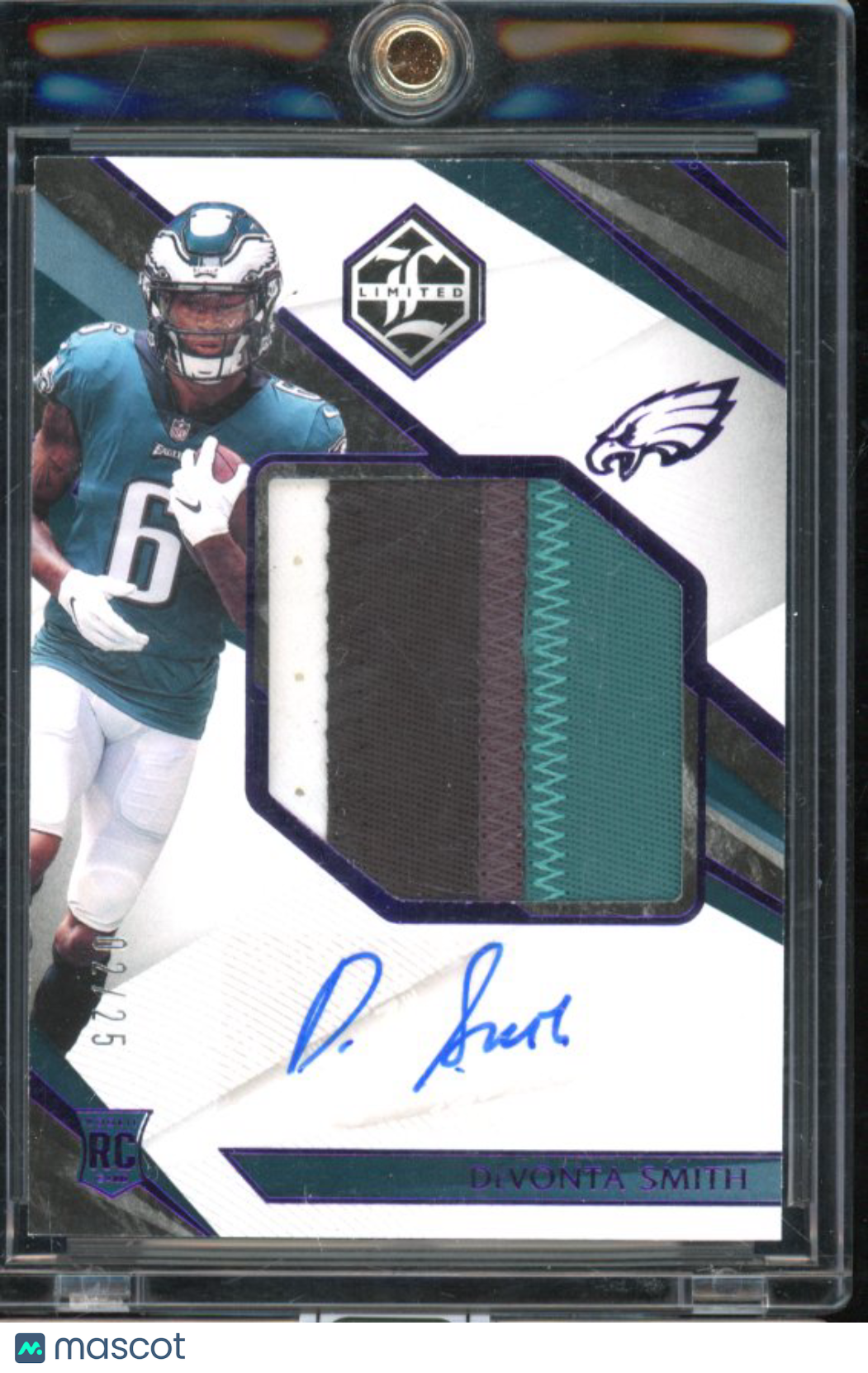 2021 Limited Devonta Smith Rookie Patch Auto /25