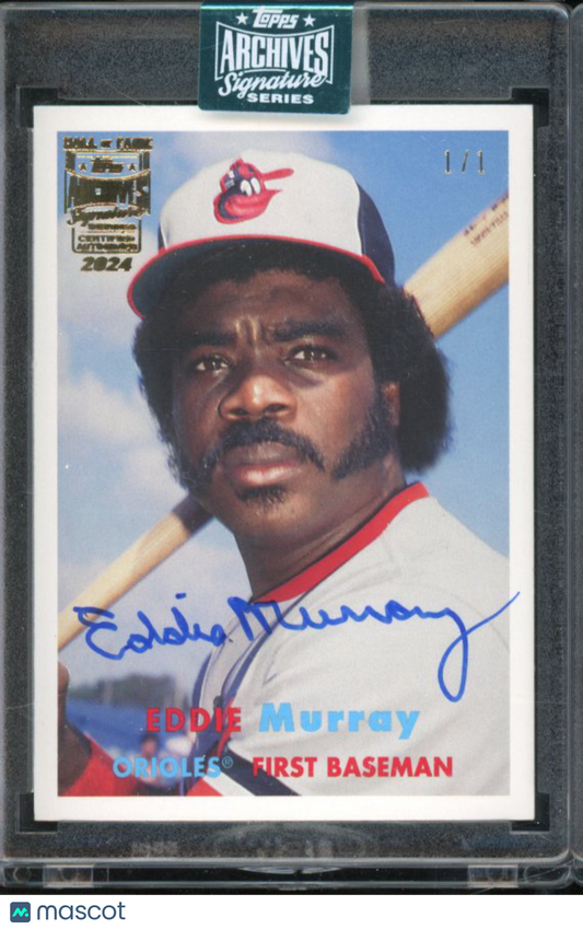 2024 Topps Archives Eddie Murray 1/1 Auto