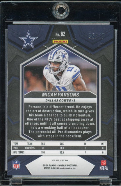 2024 Mosaic Micah Parsons Gold Wave /17