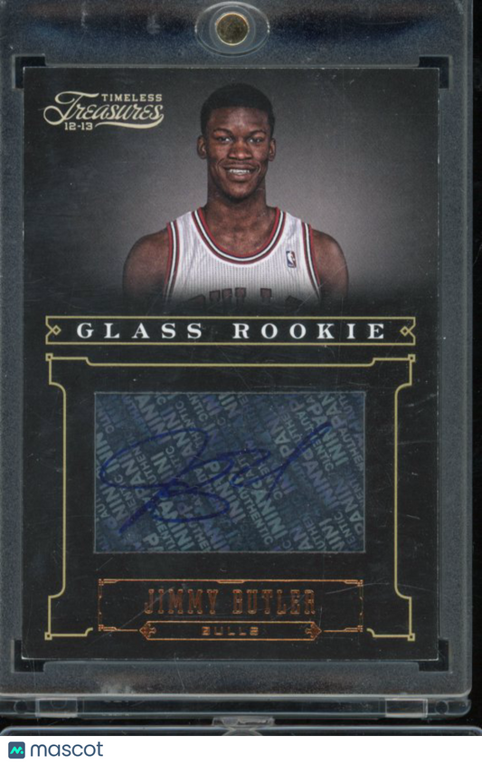 2012-13 Timeless Treasures Jimmy Butler Glass Rookie Auto /499