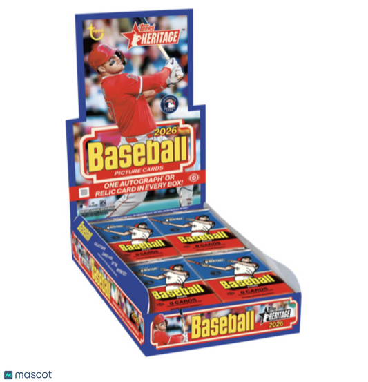 PRE ORDER 2026 Topps Heritage Baseball Hobby Box