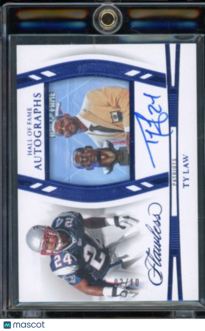 2024 Flawless Ty Law Sapphire HOF Auto /10