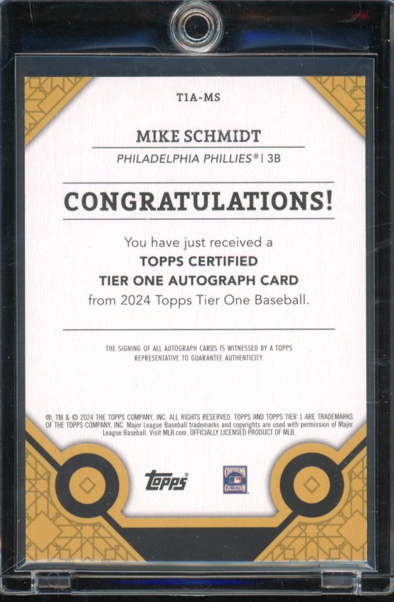 2024 Tier One Mike Schmidt /25 Auto Green